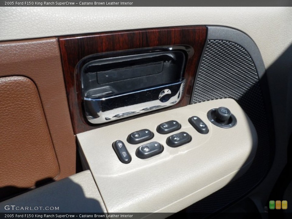Castano Brown Leather Interior Controls for the 2005 Ford F150 King Ranch SuperCrew #53662448