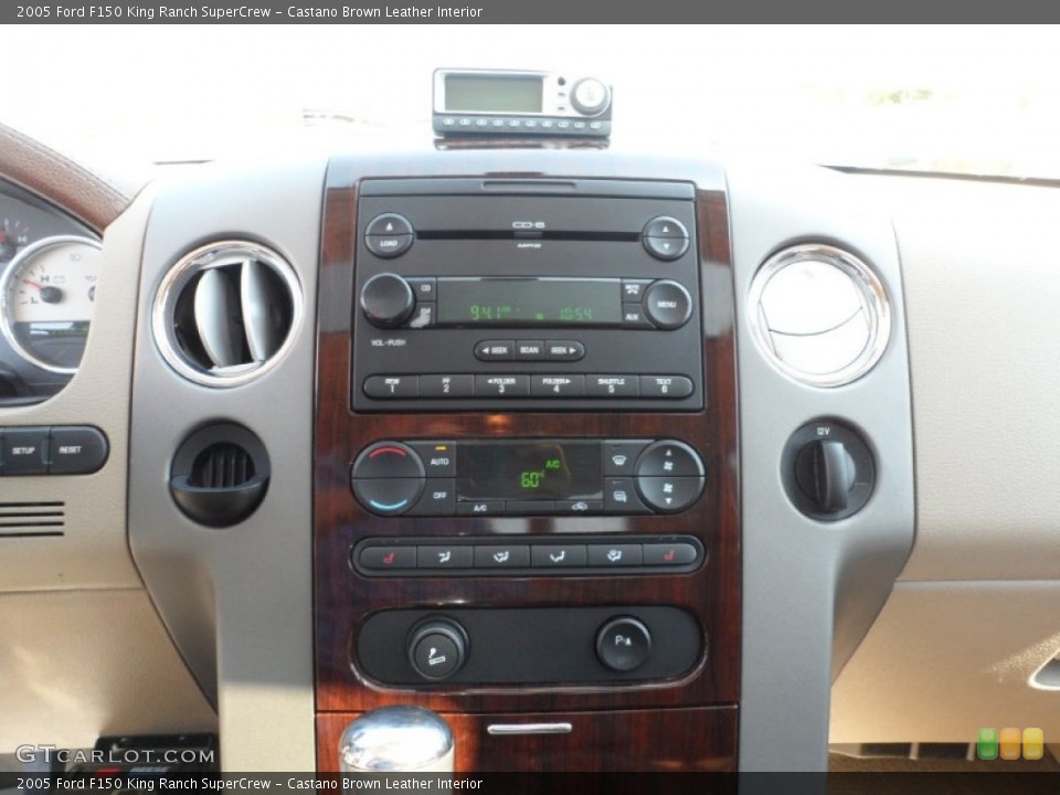 Castano Brown Leather Interior Controls for the 2005 Ford F150 King Ranch SuperCrew #53662478