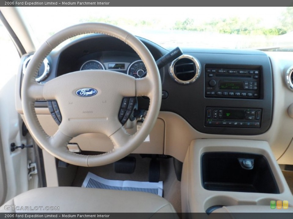 Medium Parchment Interior Dashboard for the 2006 Ford Expedition Limited #53663528