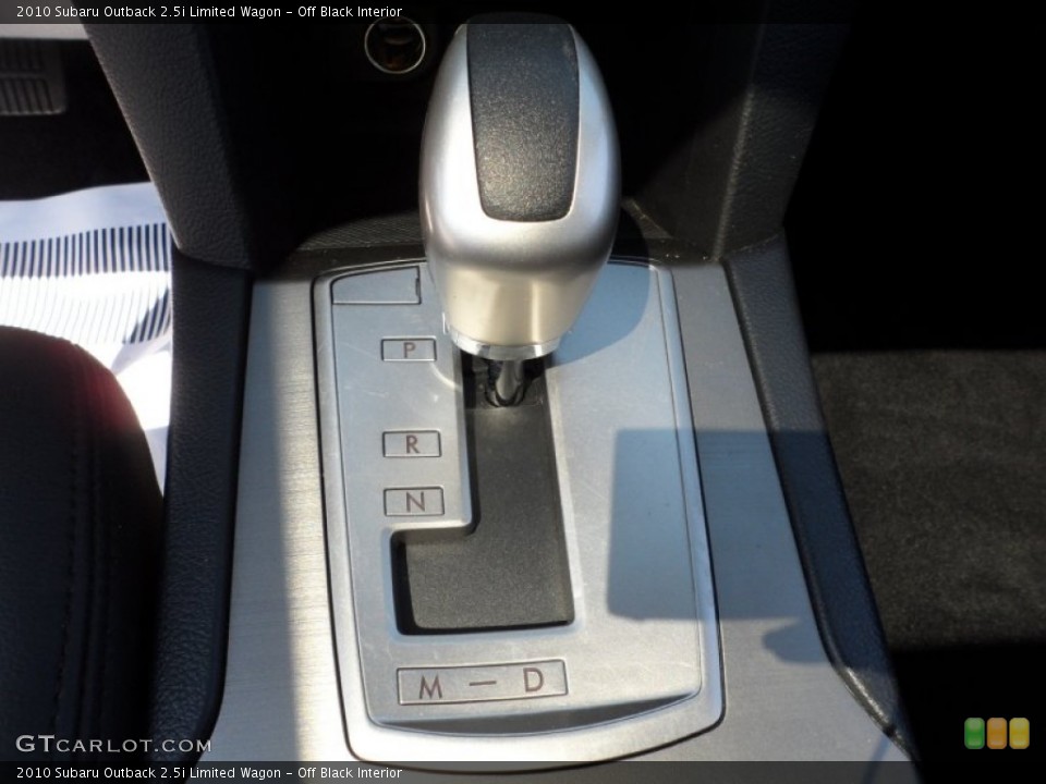 Off Black Interior Transmission for the 2010 Subaru Outback 2.5i Limited Wagon #53665217