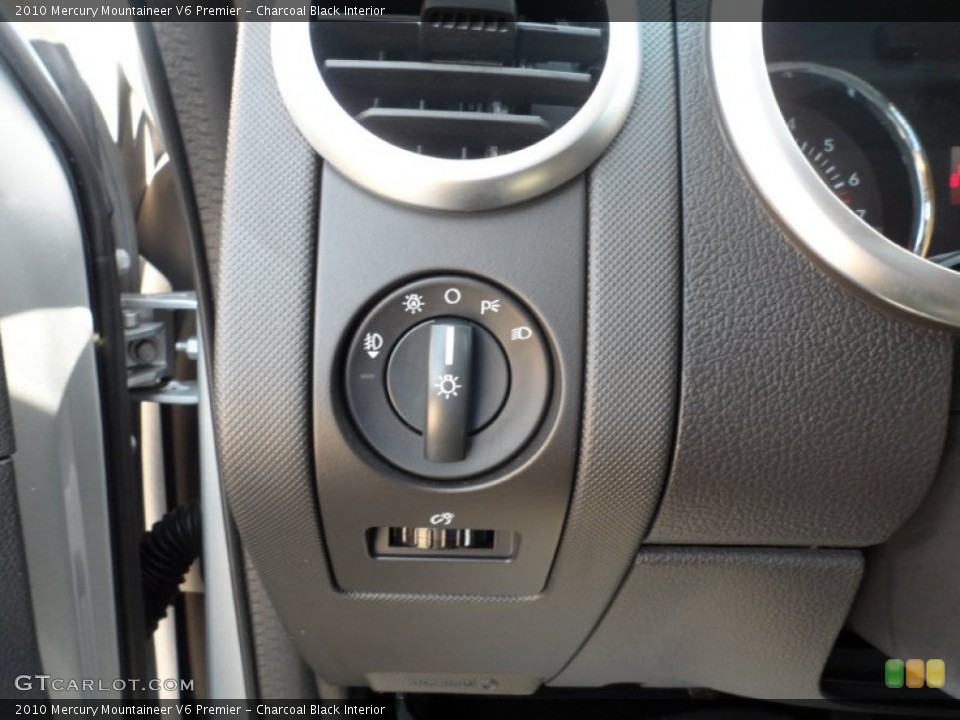 Charcoal Black Interior Controls for the 2010 Mercury Mountaineer V6 Premier #53665385