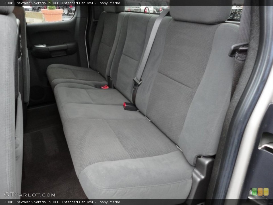 Ebony Interior Photo for the 2008 Chevrolet Silverado 1500 LT Extended Cab 4x4 #53665972