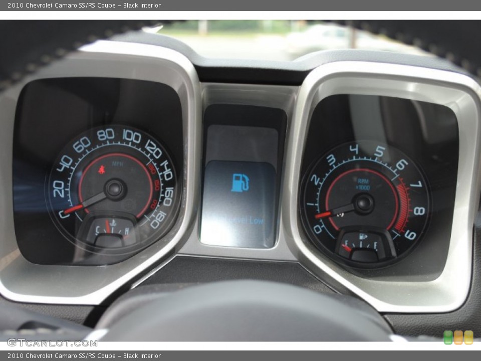 Black Interior Gauges for the 2010 Chevrolet Camaro SS/RS Coupe #53666038