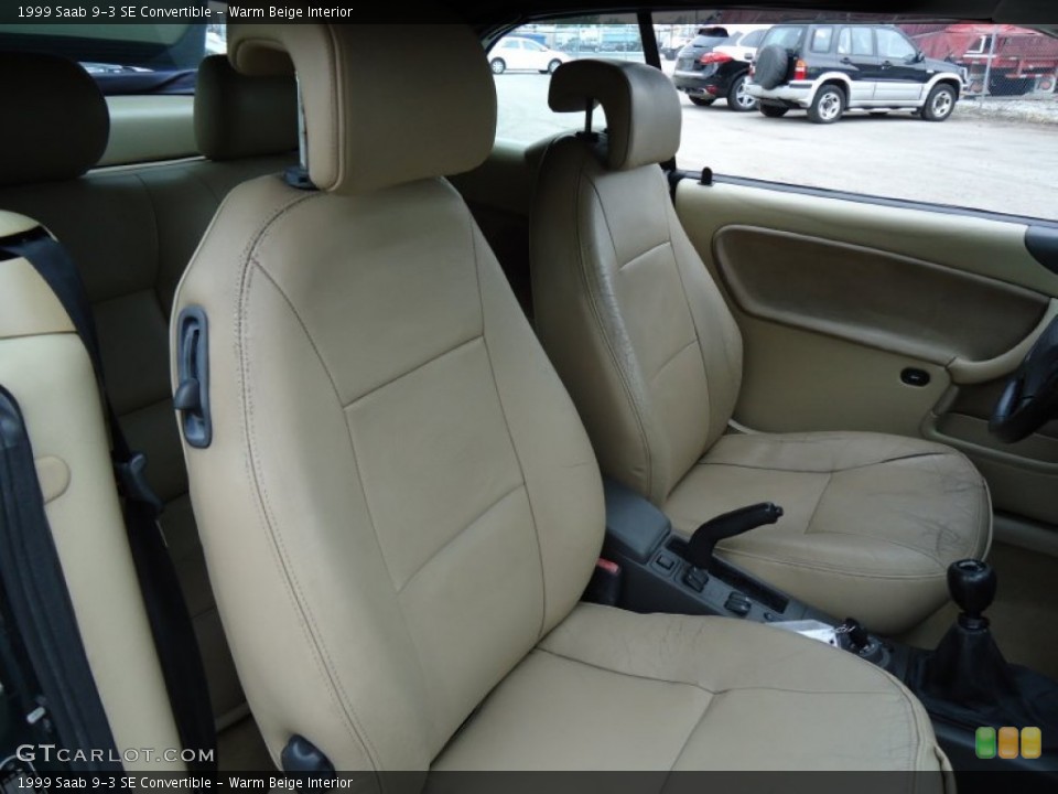 Warm Beige Interior Photo for the 1999 Saab 9-3 SE Convertible #53666603