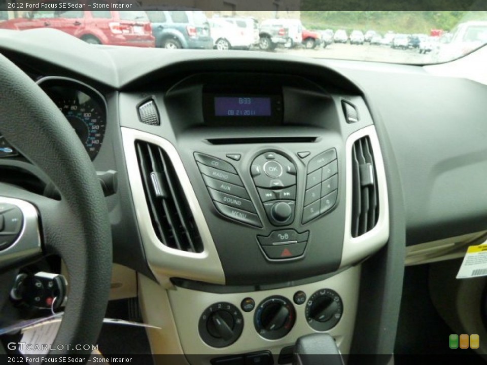 Stone Interior Controls for the 2012 Ford Focus SE Sedan #53666731