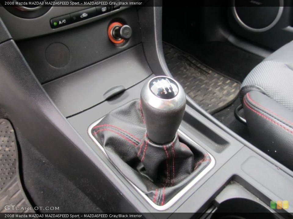 MAZDASPEED Gray/Black Interior Transmission for the 2008 Mazda MAZDA3 MAZDASPEED Sport #53669950