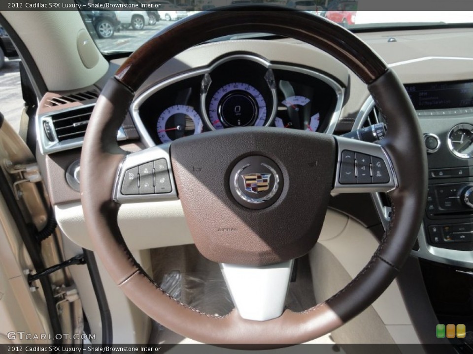 Shale/Brownstone Interior Steering Wheel for the 2012 Cadillac SRX Luxury #53669971