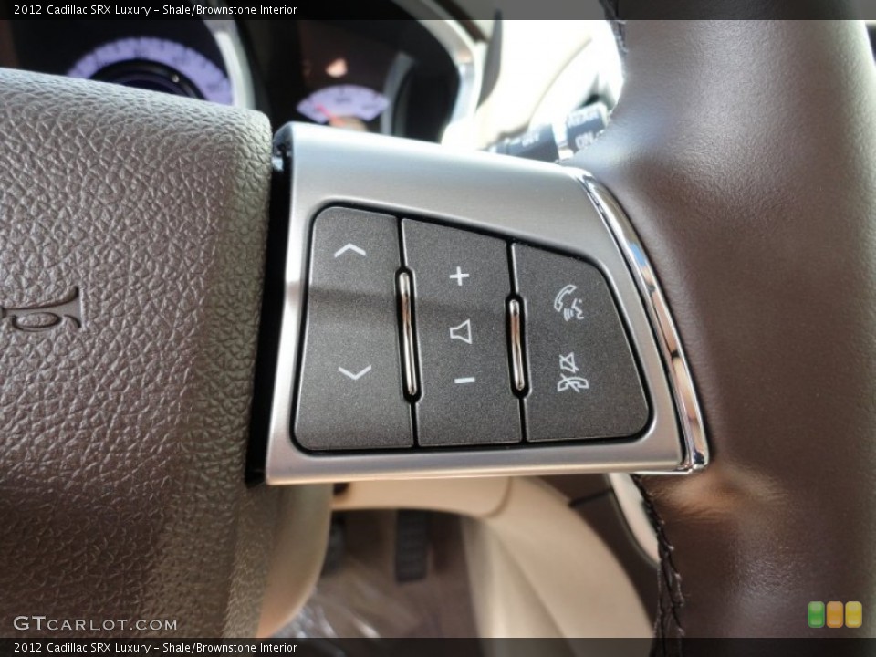 Shale/Brownstone Interior Controls for the 2012 Cadillac SRX Luxury #53670001