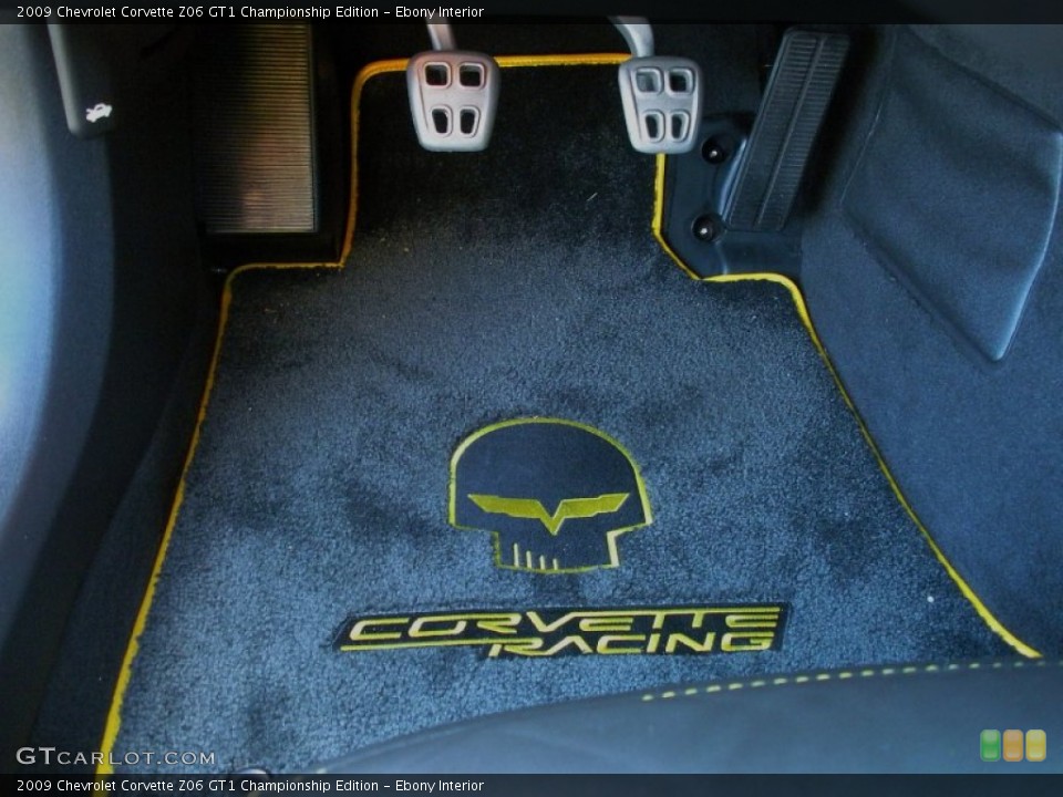 Ebony Interior Controls for the 2009 Chevrolet Corvette Z06 GT1 Championship Edition #53671264