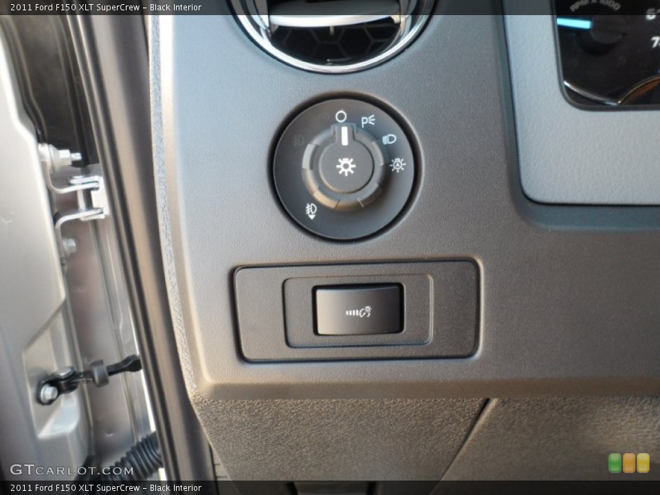 Black Interior Controls for the 2011 Ford F150 XLT SuperCrew #53673826