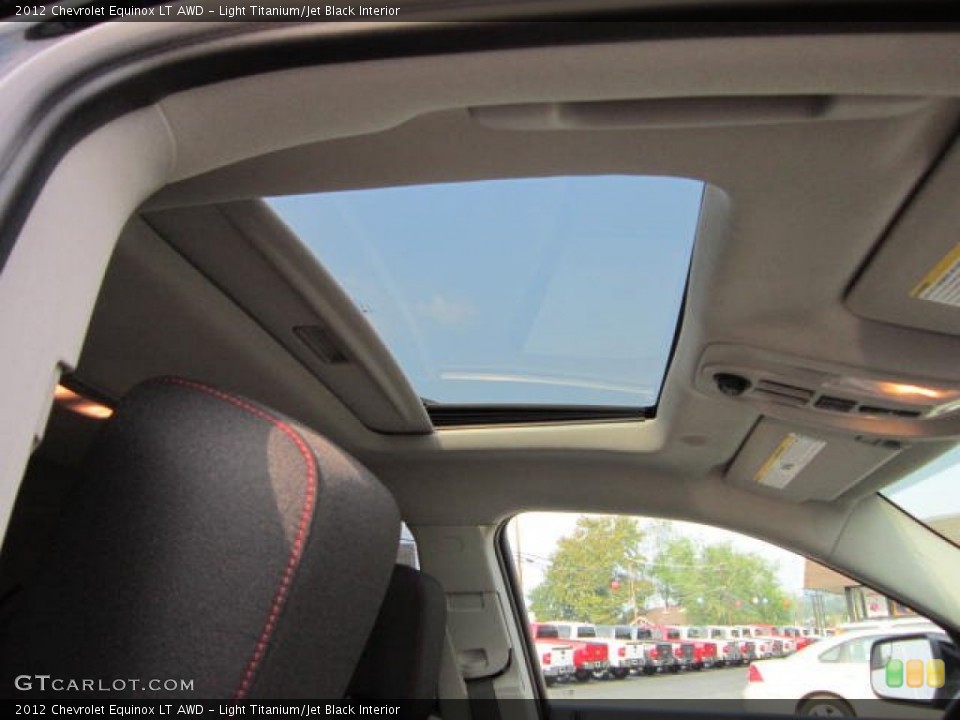 Light Titanium/Jet Black Interior Sunroof for the 2012 Chevrolet Equinox LT AWD #53675898