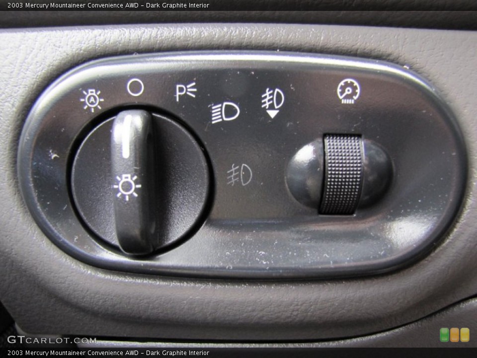 Dark Graphite Interior Controls for the 2003 Mercury Mountaineer Convenience AWD #53676543