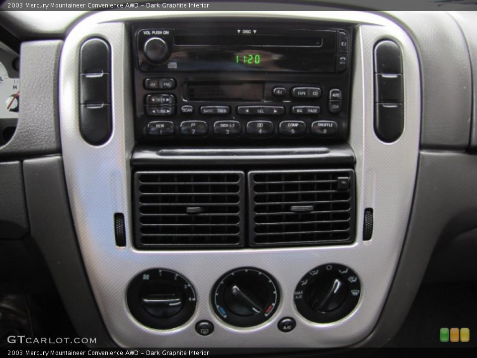 Dark Graphite Interior Controls for the 2003 Mercury Mountaineer Convenience AWD #53676570