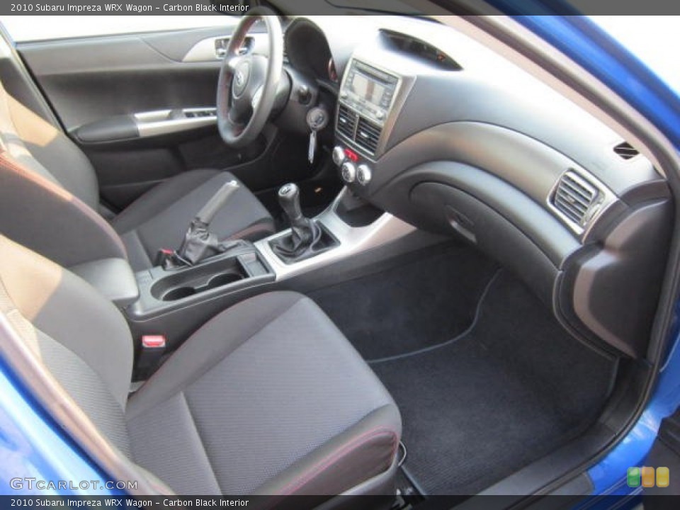 Carbon Black Interior Photo for the 2010 Subaru Impreza WRX Wagon #53676960