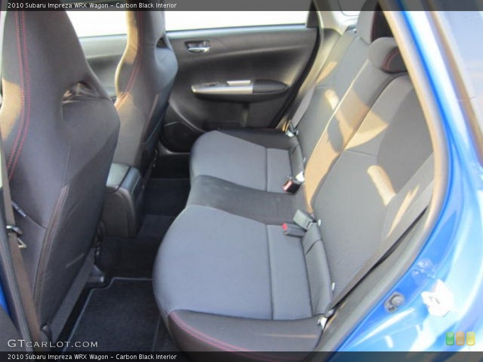 Carbon Black Interior Photo for the 2010 Subaru Impreza WRX Wagon #53676984