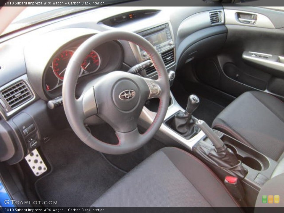Carbon Black Interior Photo for the 2010 Subaru Impreza WRX Wagon #53677002