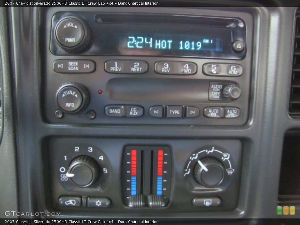 Dark Charcoal Interior Audio System for the 2007 Chevrolet Silverado 2500HD Classic LT Crew Cab 4x4 #53678043