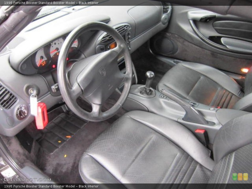 Black Interior Photo for the 1998 Porsche Boxster  #53679447
