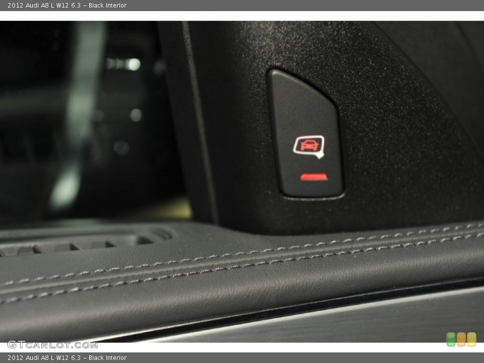 Black Interior Controls for the 2012 Audi A8 L W12 6.3 #53679705