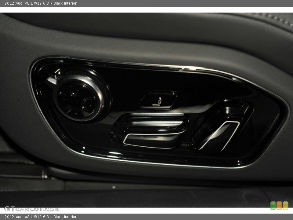 Black Interior Controls for the 2012 Audi A8 L W12 6.3 #53679723