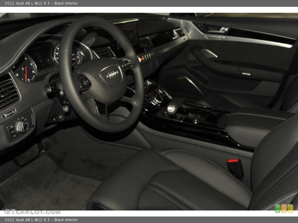 Black Interior Photo for the 2012 Audi A8 L W12 6.3 #53679732
