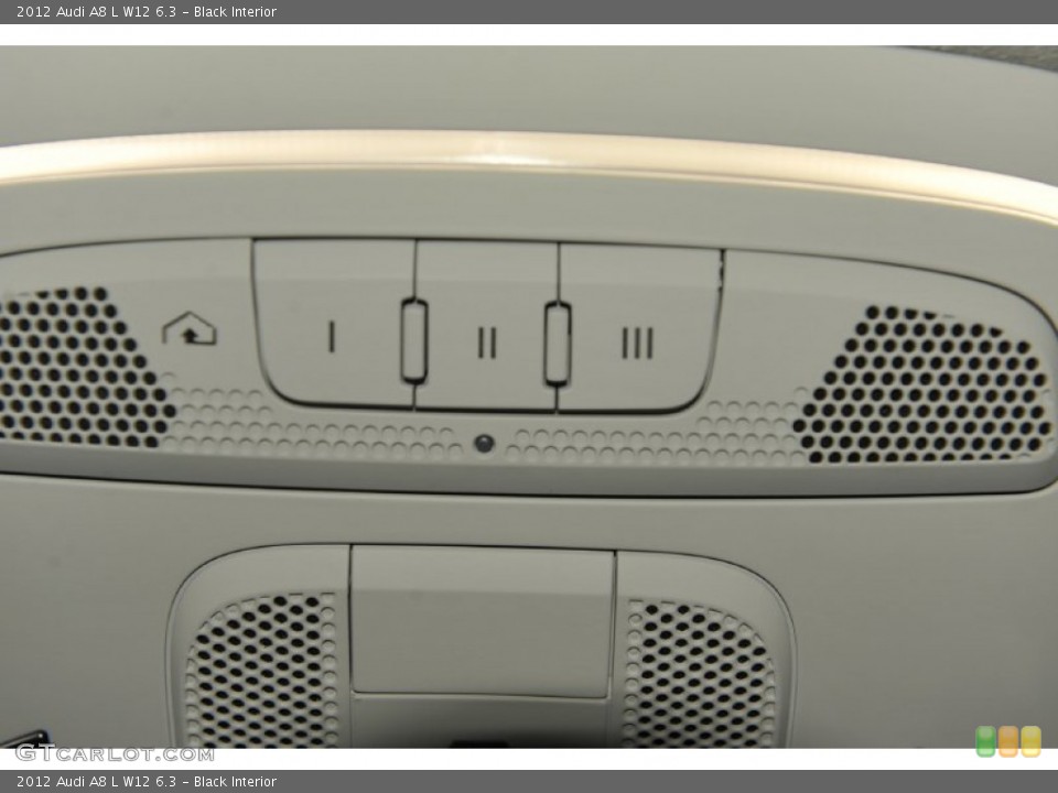 Black Interior Controls for the 2012 Audi A8 L W12 6.3 #53679761
