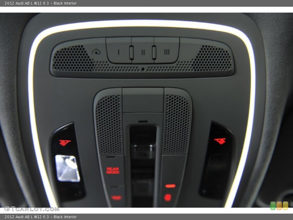 Black Interior Controls for the 2012 Audi A8 L W12 6.3 #53679777