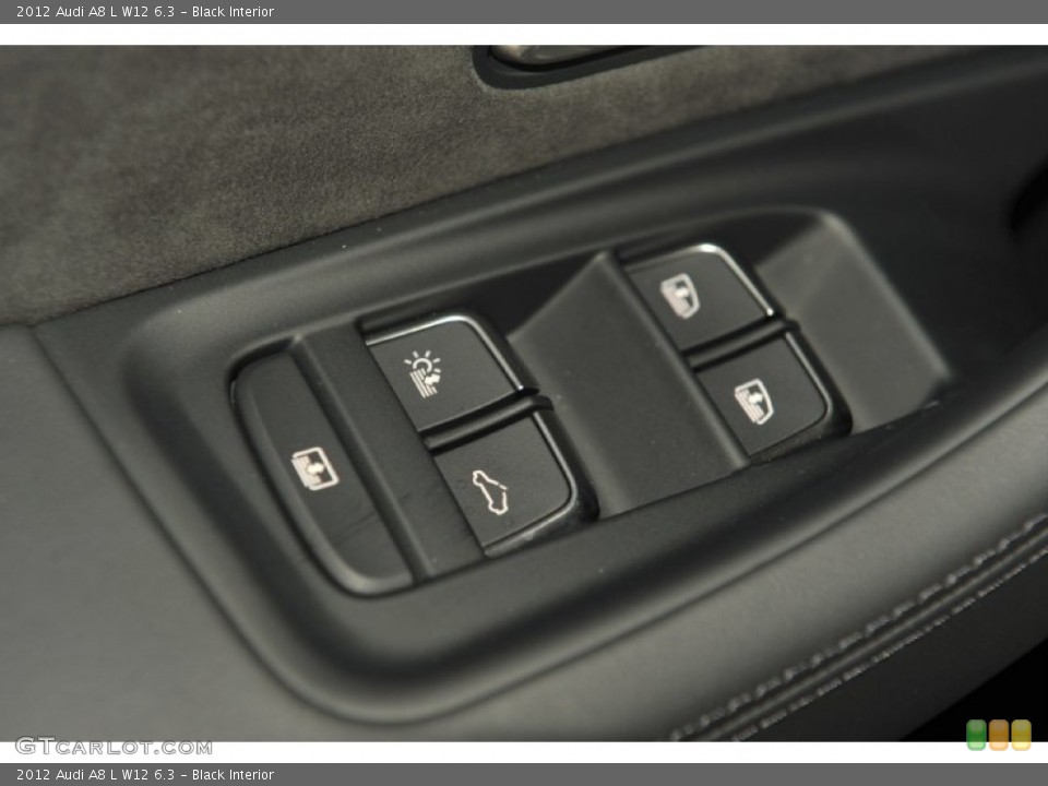 Black Interior Controls for the 2012 Audi A8 L W12 6.3 #53679882
