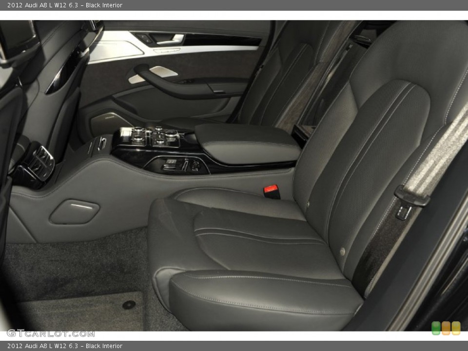 Black Interior Photo for the 2012 Audi A8 L W12 6.3 #53679897