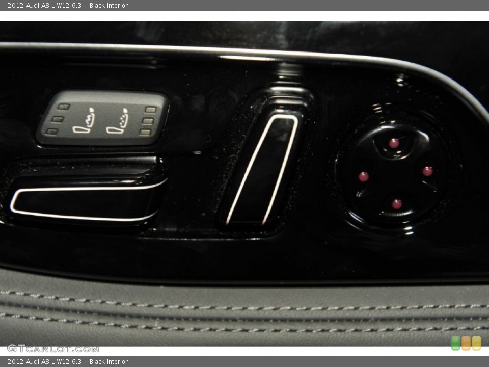 Black Interior Controls for the 2012 Audi A8 L W12 6.3 #53679909