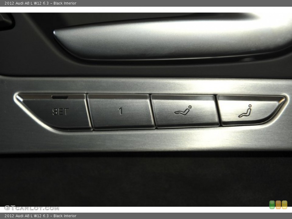 Black Interior Controls for the 2012 Audi A8 L W12 6.3 #53679996