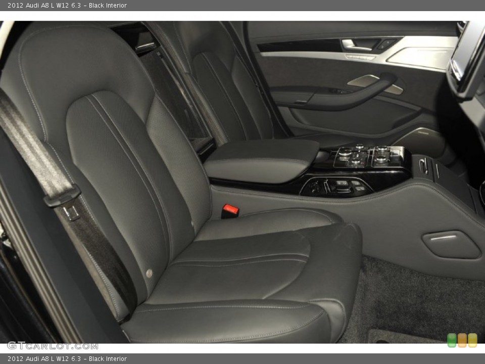 Black Interior Photo for the 2012 Audi A8 L W12 6.3 #53680002