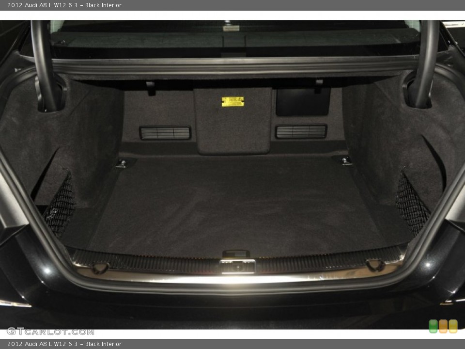 Black Interior Trunk for the 2012 Audi A8 L W12 6.3 #53680023