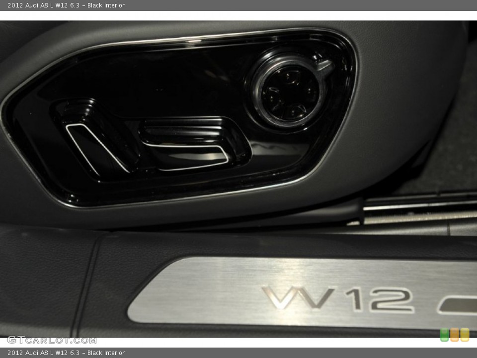 Black Interior Controls for the 2012 Audi A8 L W12 6.3 #53680065