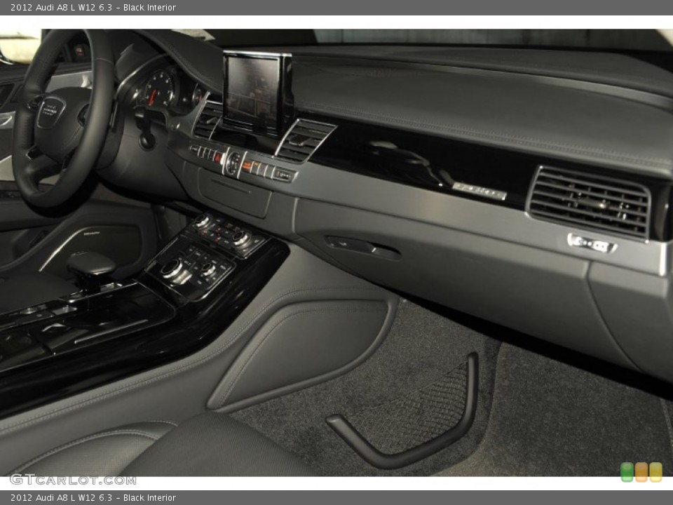 Black Interior Dashboard for the 2012 Audi A8 L W12 6.3 #53680080