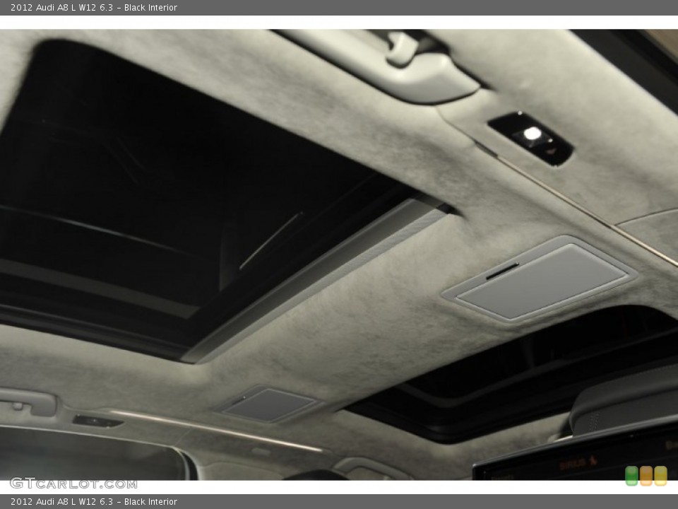 Black Interior Sunroof for the 2012 Audi A8 L W12 6.3 #53680095