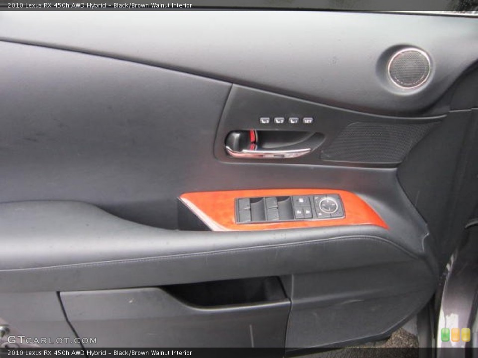 Black/Brown Walnut Interior Door Panel for the 2010 Lexus RX 450h AWD Hybrid #53680179