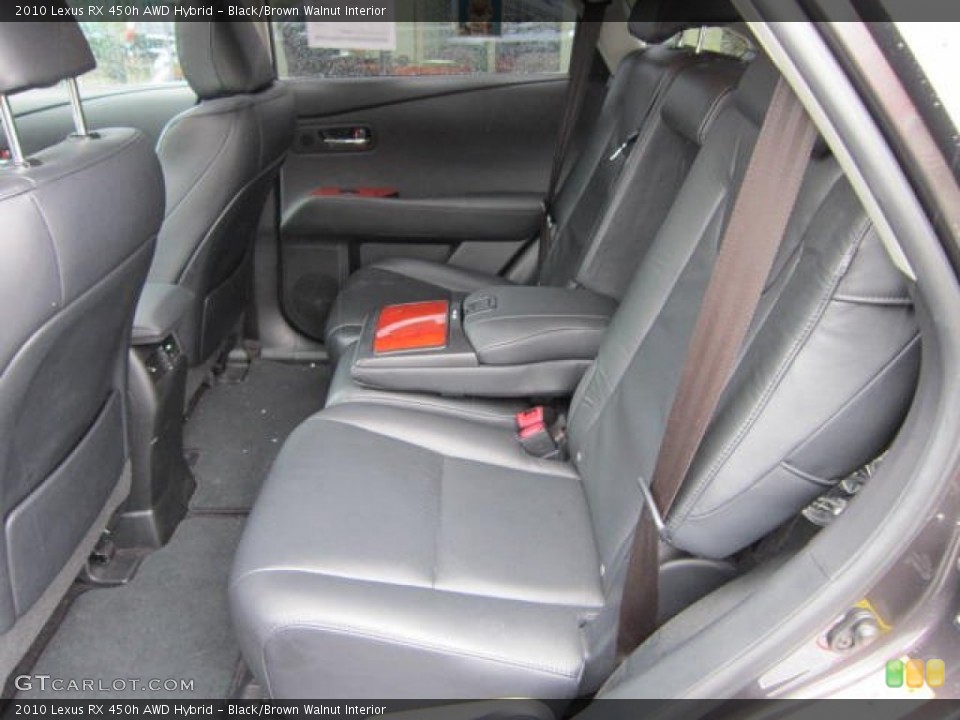 Black/Brown Walnut Interior Photo for the 2010 Lexus RX 450h AWD Hybrid #53680185