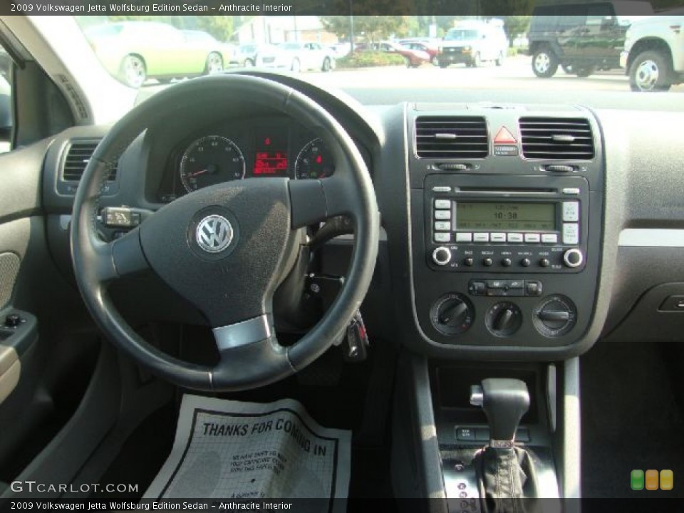 Anthracite Interior Dashboard for the 2009 Volkswagen Jetta Wolfsburg Edition Sedan #53682990