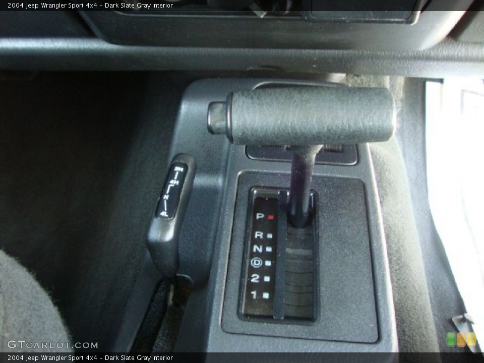 Dark Slate Gray Interior Transmission for the 2004 Jeep Wrangler Sport 4x4 #53683644