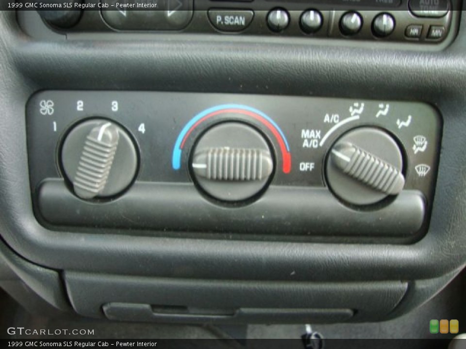 Pewter Interior Controls for the 1999 GMC Sonoma SLS Regular Cab #53683794