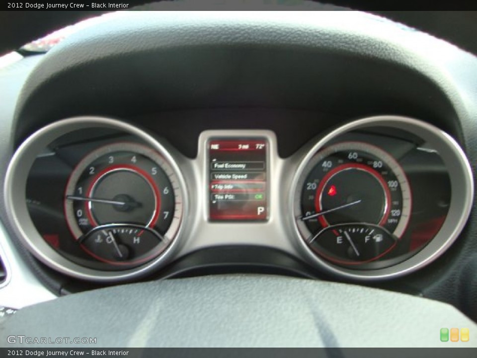 Black Interior Gauges for the 2012 Dodge Journey Crew #53687082