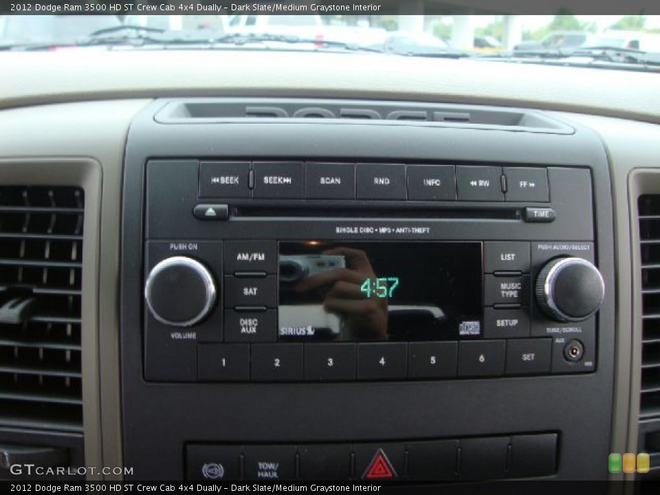 Dark Slate/Medium Graystone Interior Audio System for the 2012 Dodge Ram 3500 HD ST Crew Cab 4x4 Dually #53687331