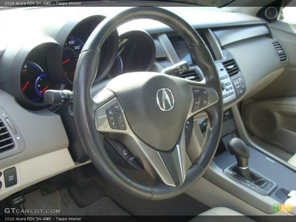 Taupe Interior Steering Wheel for the 2010 Acura RDX SH-AWD #53688222