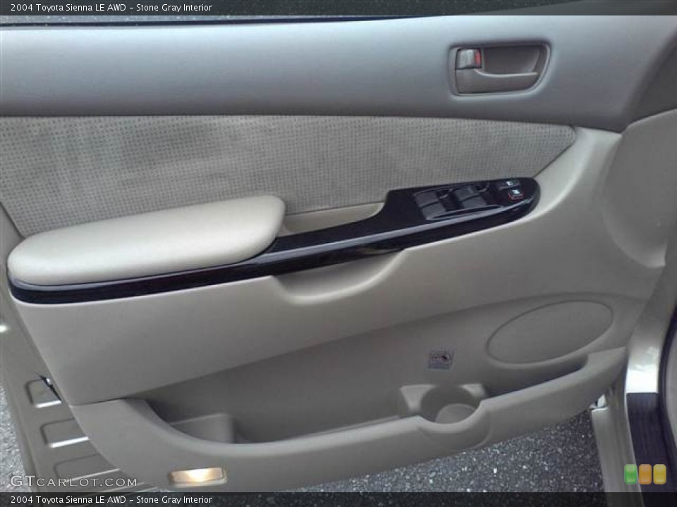 Stone Gray Interior Door Panel for the 2004 Toyota Sienna LE AWD #53689836