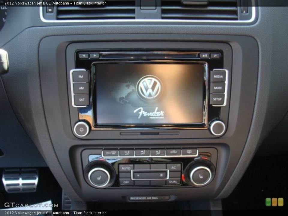 Titan Black Interior Controls for the 2012 Volkswagen Jetta GLI Autobahn #53695434