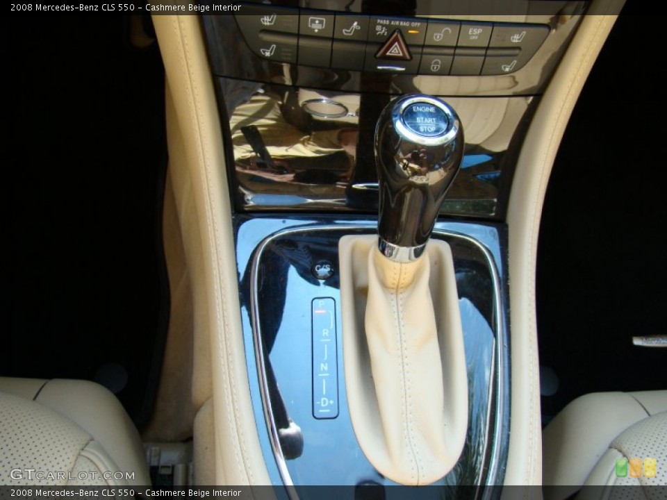 Cashmere Beige Interior Transmission for the 2008 Mercedes-Benz CLS 550 #53695710