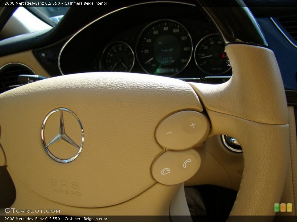 Cashmere Beige Interior Controls for the 2008 Mercedes-Benz CLS 550 #53695728