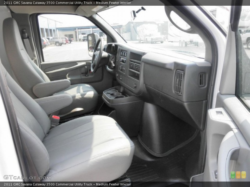 Medium Pewter Interior Photo for the 2011 GMC Savana Cutaway 3500 Commercial Utility Truck #53696505