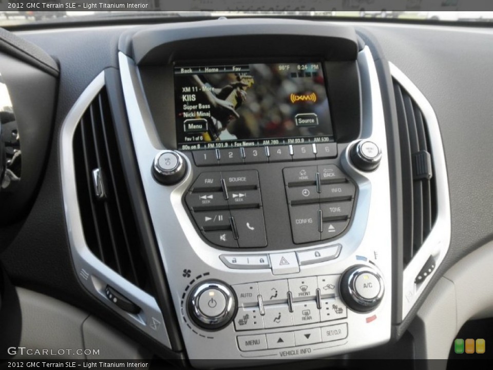 Light Titanium Interior Controls for the 2012 GMC Terrain SLE #53696706